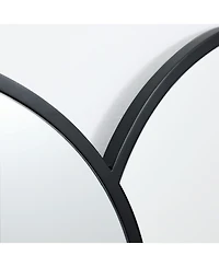 LuxenHome Triple Arch Framed Wall Mirror