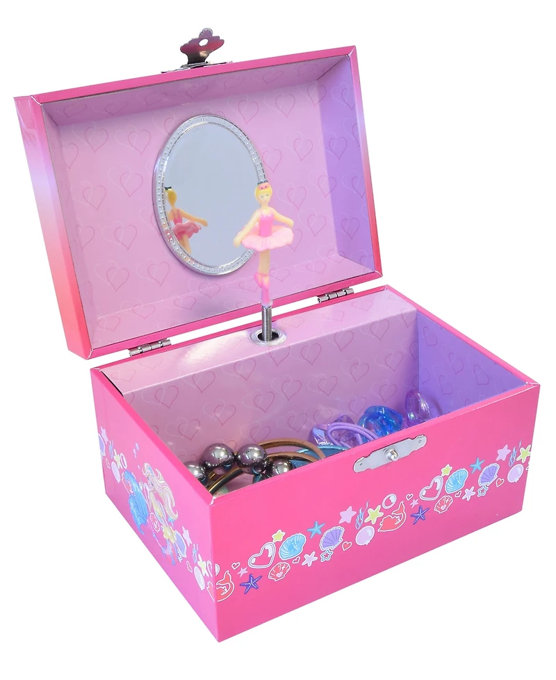 Mele & Co Barbie Mermaid Musical Ballerina Jewelry Box