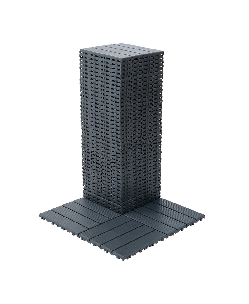 Streamdale Patio Deck Tiles 44 Pack for All-Weather Use