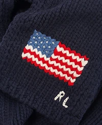 Polo Ralph Lauren Men's Intarsia Flag Scarf