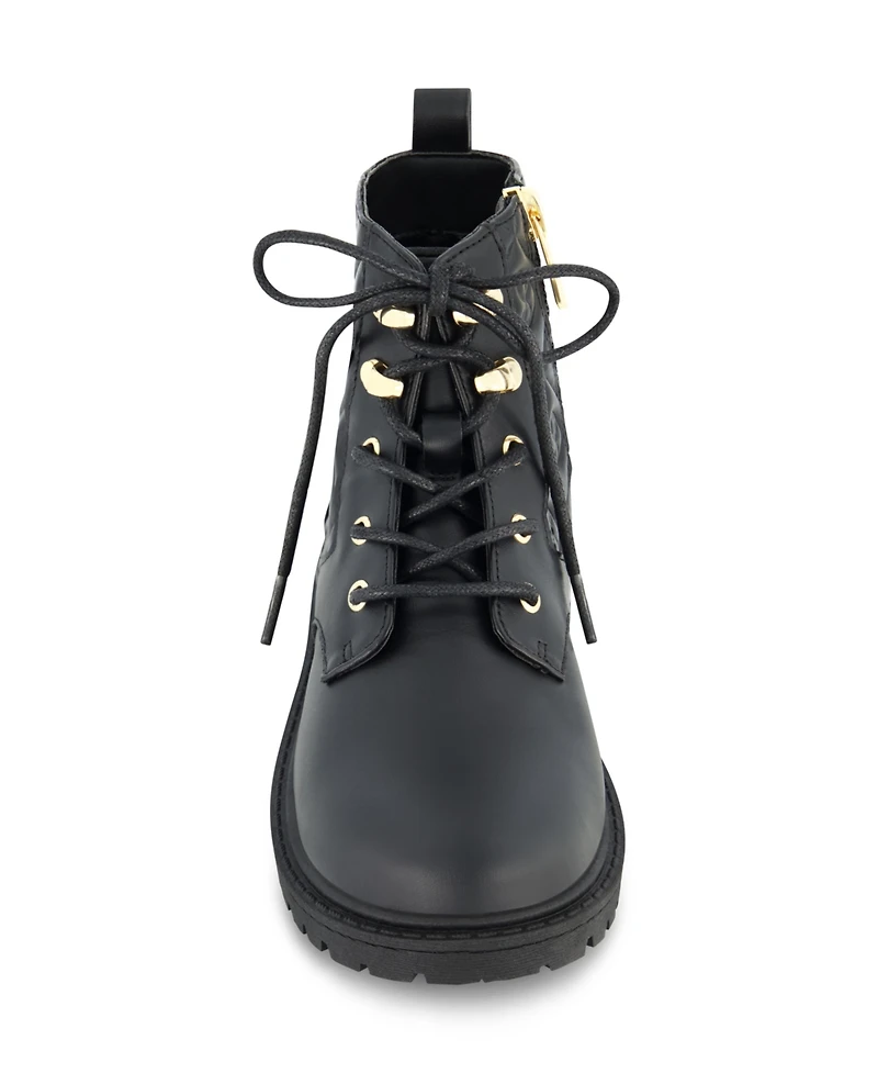 Sam & Libby Little and Big Girls Combat Lib Classic Moto Boot