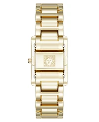 Anne Klein Women's Quartz Contemporary Green and Gold-Tone Alloy Metal Watch, 24mm