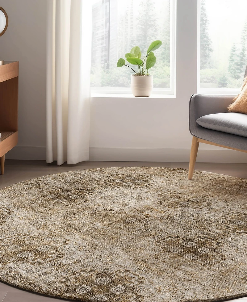 Dalyn Trevi Washable TV16 8'x8' Round Area Rug