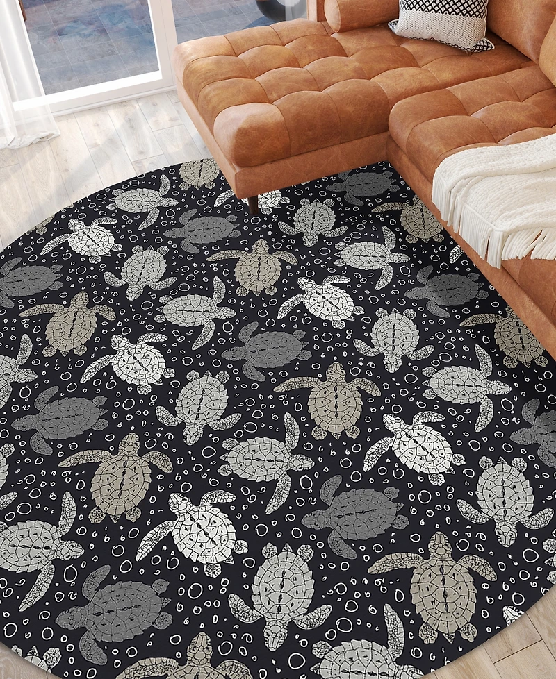 Dalyn Seabreeze Washable SZ13 8'x8' Round Area Rug