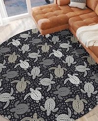 Dalyn Seabreeze Washable SZ13 8'x8' Round Area Rug