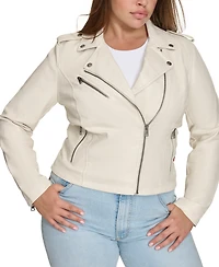Levi's Plus Size Trendy Faux Leather Moto Jacket