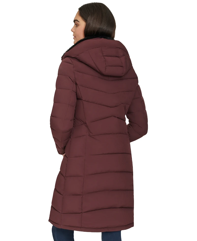 Calvin Klein Women's Hooded Puffer Coat