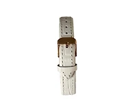 Peugeot Women 26 x 32mm Cushion Shape Watch with White Leather Band