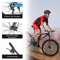 Streamdale 26" Mountain Bike, 24-Speed, Kenda Tires
