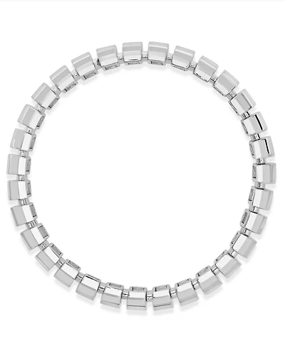 And Now This Gold, Silver Plated Brass Stretch Bracelet