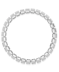 And Now This Gold, Silver Plated Brass Stretch Bracelet