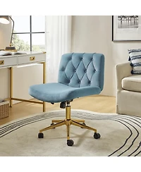 Hulala Home Sinclair Modern Office Chair with Sgs International Certified Stainless Steel Gas Spring