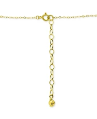Giani Bernini Cubic Zirconia Christmas Tree Pendant Necklace, 16" + 2" extender, Created for Macy's