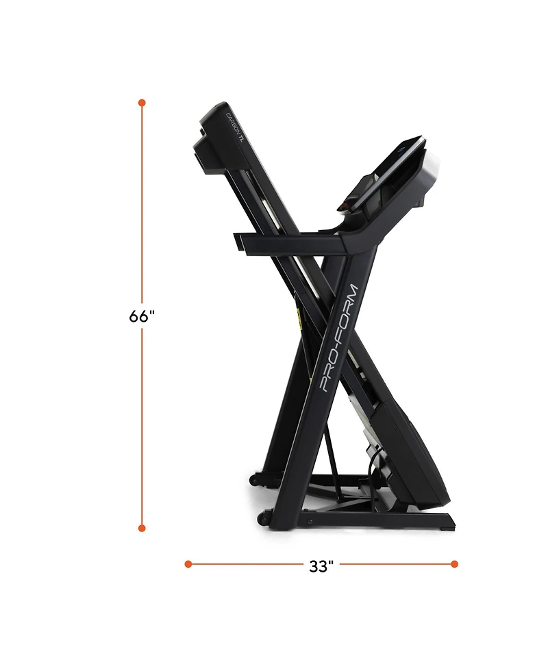 ProForm Carbon Tl Treadmill for Walking and Running with 5 inch Display, Built-In Tablet Holder and SpaceSaver Design