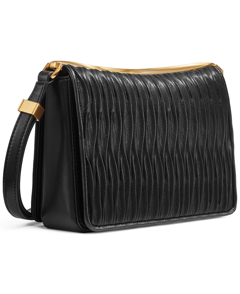 Donna Karan New York Jericho Flap Shoulder with Sculpted Hardware