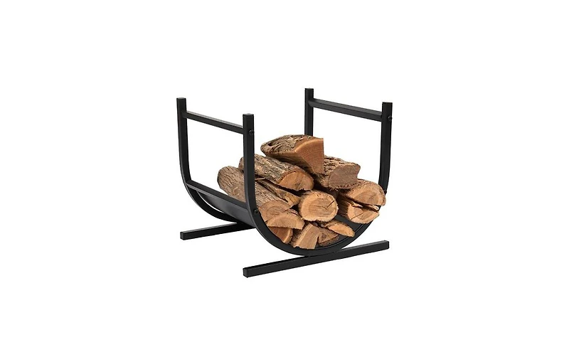 Slickblue U-Shaped Firewood Holder for Efficient Storage and Organization