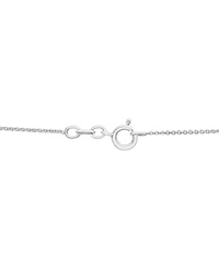Diamond Circle 18" Pendant Necklace (1/4 ct. t.w.) in Sterling Silver and 14k Gold-Plate, Created for Macy's