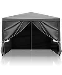Slickblue Waterproof Gazebo Outdoor Canopy - Patio Tent for Wedding, Bbq, and Party Events