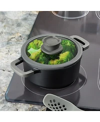 BergHOFF Leo Stone+ 5pc Nonstick Ceramic Cookware Set, Recycled