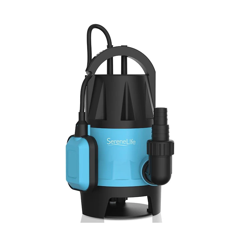 SereneLife Electric Submersible Water Pump, 400W, 1980 Gph