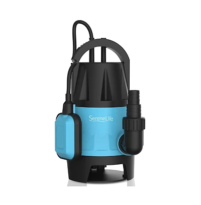 SereneLife Electric Submersible Water Pump, 400W, 1980 Gph