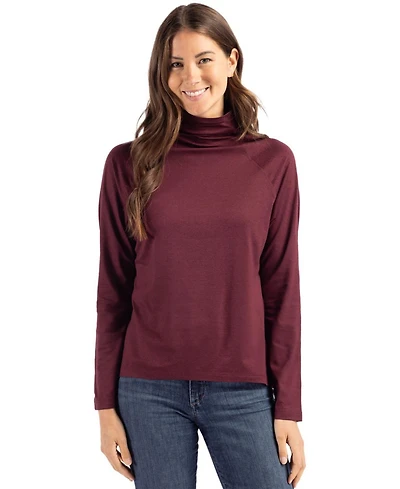 Cutter & Buck Women's Coastline Epic Comfort Recycled Funnel Neck