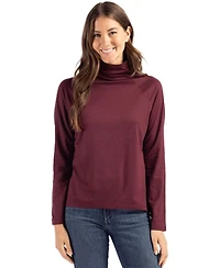 Cutter & Buck Women's Coastline Epic Comfort Recycled Funnel Neck