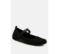 Nordeux Velcro Strap Mary Jane Sandals