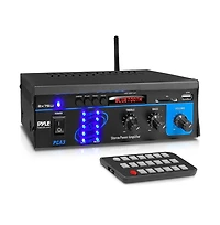 Pyle Stereo Power Speaker Amplifier With Usb, Sd, Bluetooth & Fm, 150 Watt