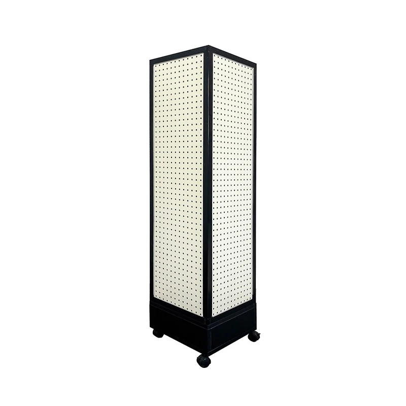 Streamdale 4-Sided Pegboard Display Stand for Crafts and Jewelry