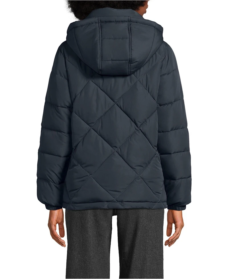 Lands' End Women's FeatherFree Insulated Diamond Quilted Jacket