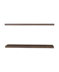 Fm Furniture Greer Floating Shelf in Melamine x2,Cognac