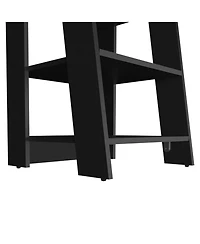 Fm Furniture Morenci Medicine Cabinet With Included Mirror And 1 Door, Black
