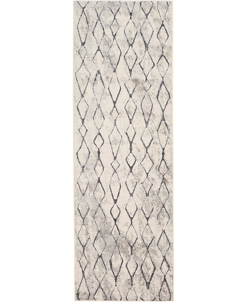 Feizy Kano 3872F 2'7"x8' Runner Area Rug