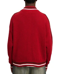 Cotton On Men's Knitted Bomber Jacket