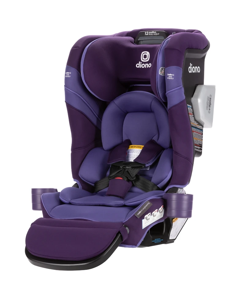 Diono Radian 3RXT Max SafePlus All-in-One Convertible Car Seat, Purple Wildberry