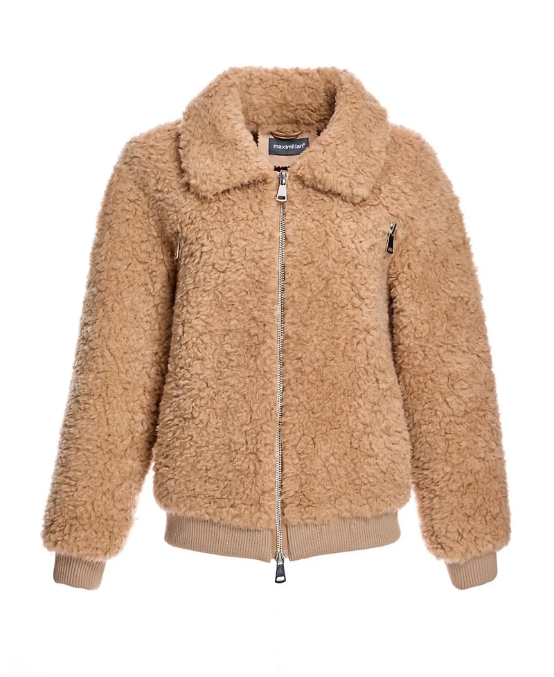 Julia & Stella by Maximilian Women's Sherpa Jacket