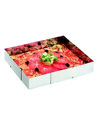 Gefu Stainless Steel Adjustable 8 x 9.5 inch to 15x18 inch Baking Frame
