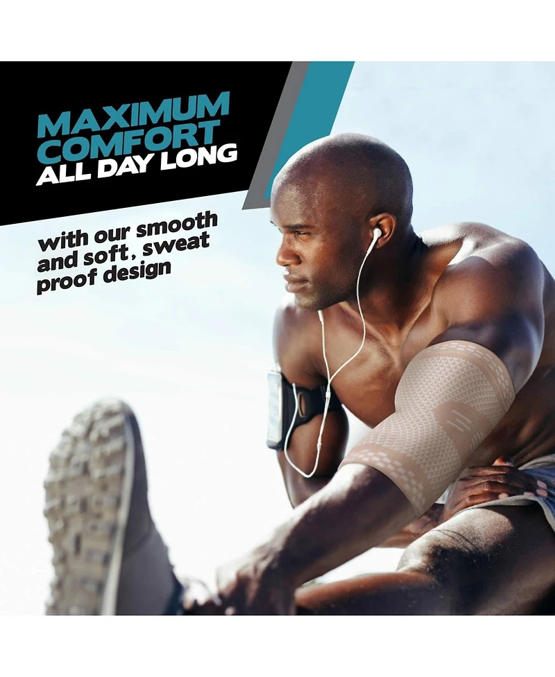 Powerlix Elbow Brace Compression Support (Pair)