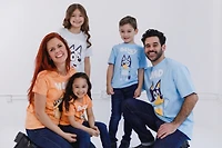 Bluey Toddler Boys Matching Family T-Shirt to (2T - 10-12)