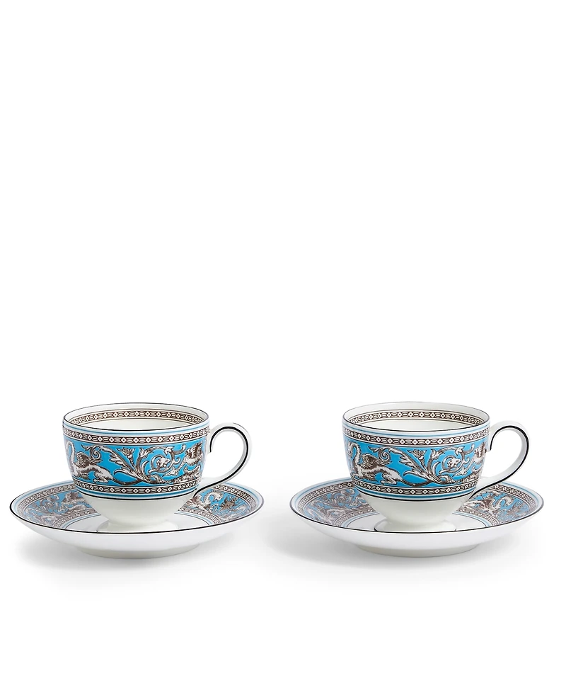 Wedgwood Florentine Turquoise 5 Piece Teaset