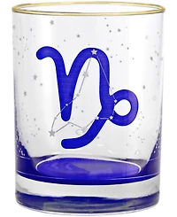 Culver Capricorn Zodiac Double Old-Fashioned Glass, Set of 2