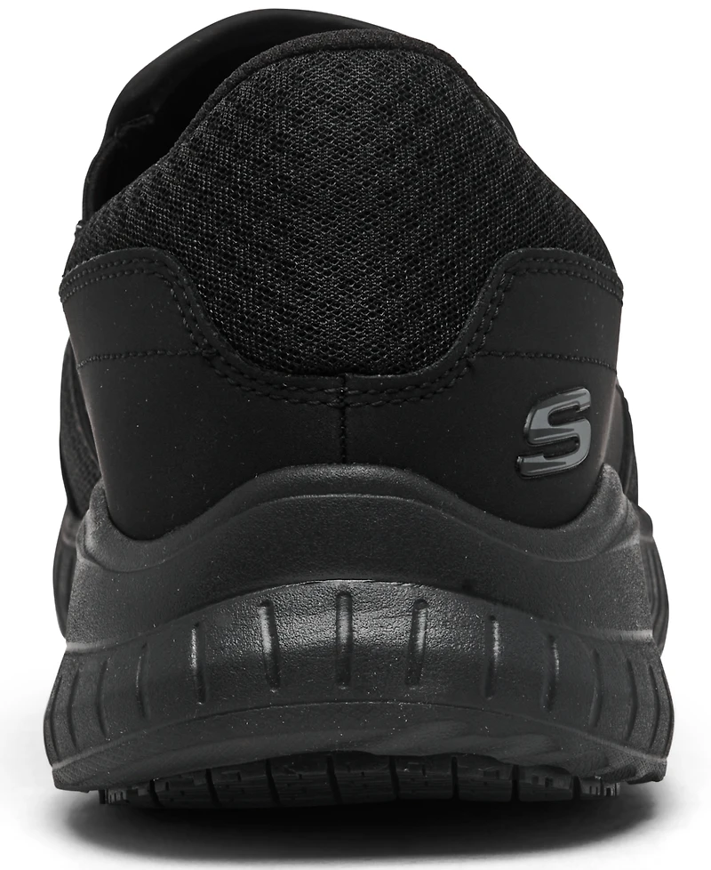 Skechers Men's Work Relaxed Fit: Squad Chaos Sr - Urgran Memory Foam Slip-On Wide-Width Casual Sneakers from Finish Line