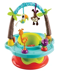 Bright Starts Baby Deluxe SuperSeat Wild Safari Baby Gear