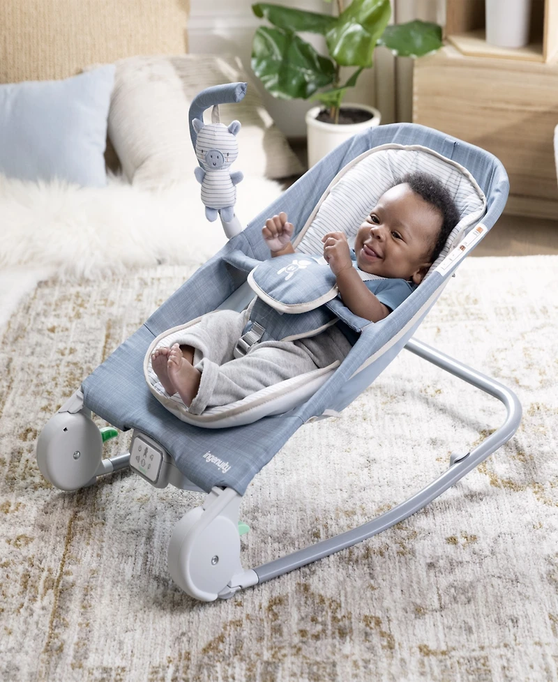 Ingenuity Baby Happy Belly Rock-to-Happy Belly Rock-to-Bounce Massage Seat