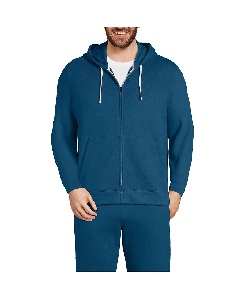 Lands' End Big & Tall Long Sleeve Serious Sweats Full Zip Hoodie