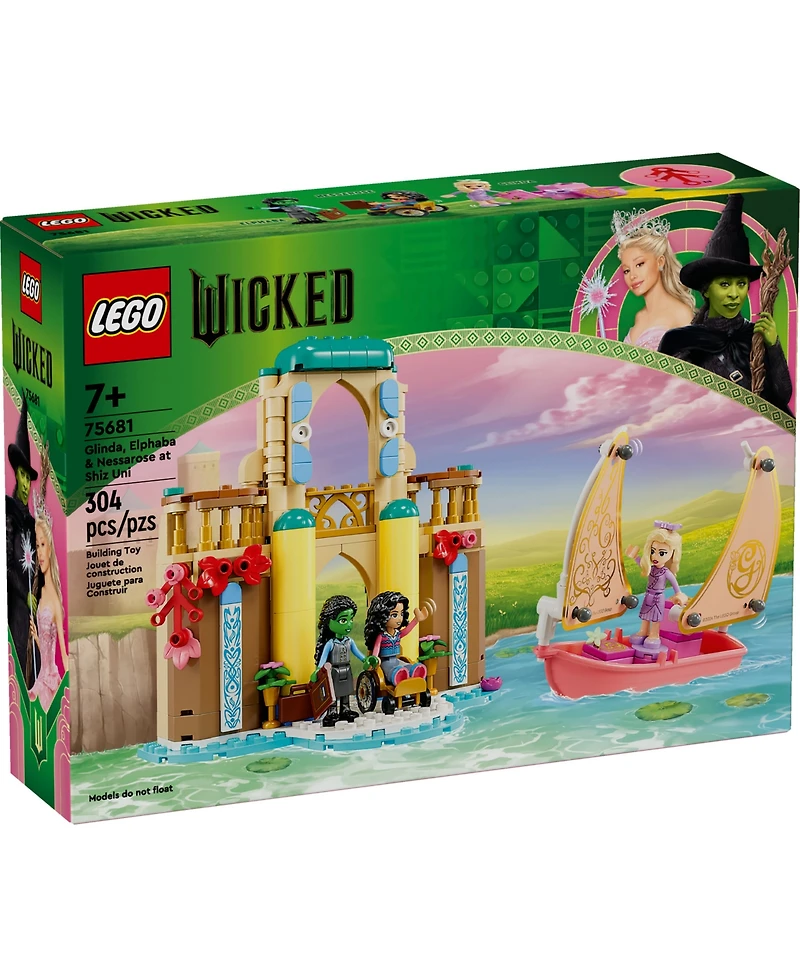 Lego Wicked Glinda, Elphaba Nessarose at Shiz University Building Set 75681
