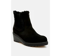 Thunderhoof Faux Fur Lined Chelsea Boots