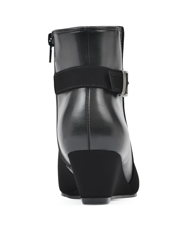 White Mountain Women's Carmen Wedge Booties