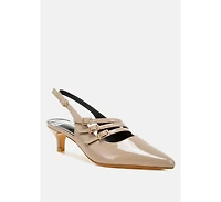 Kanebei Triple Strap Slingback Sandals